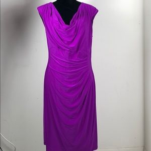 NWT Lauren Magenta Dress